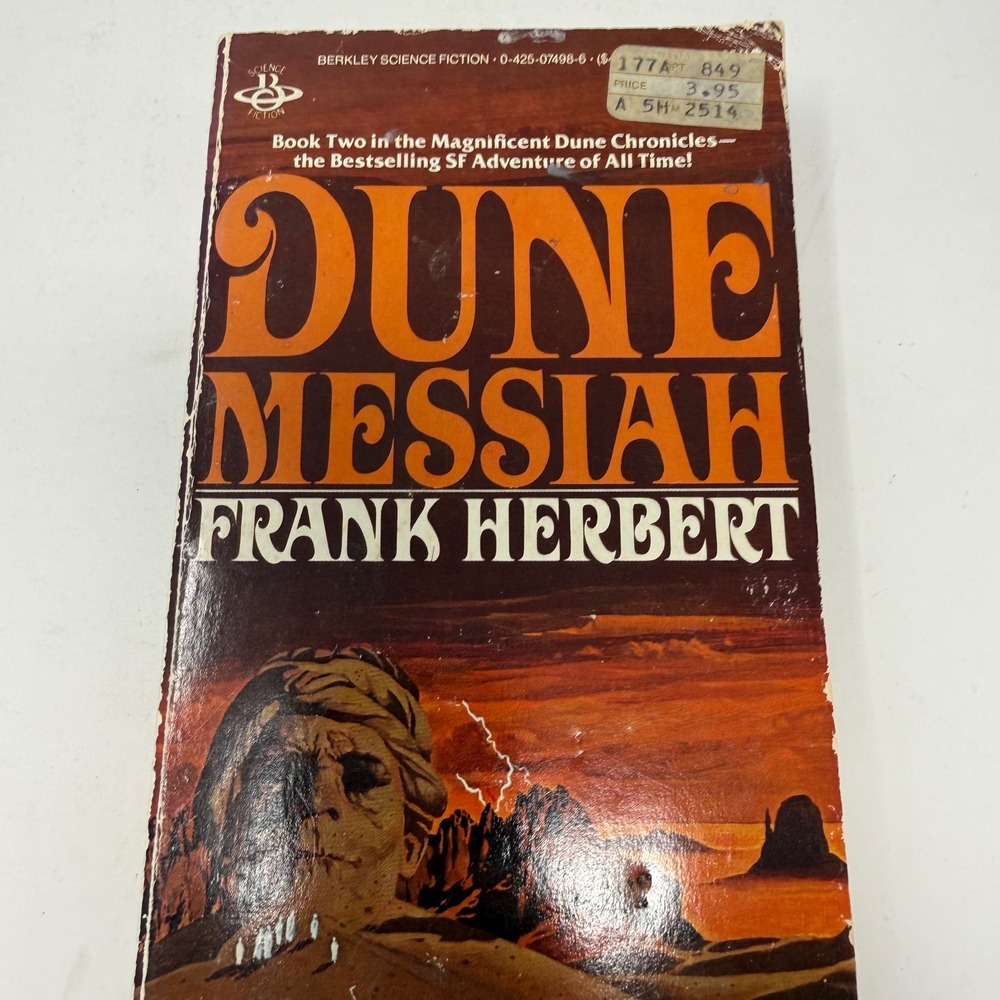 Dune Messiah Frank Herbert Berkley Science Fiction Paperback 1984 Book Two 6279